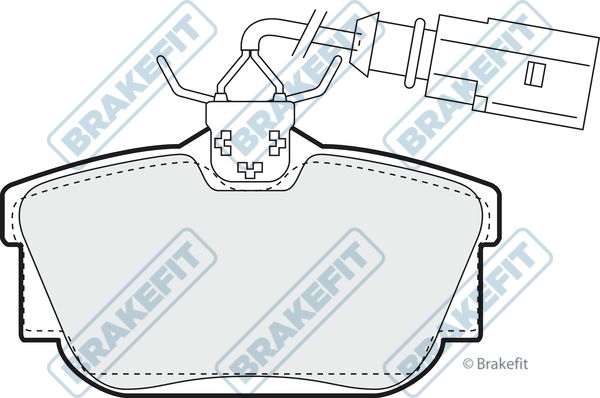 APEC BRAKING Bremžu uzliku kompl., Disku bremzes PD3147